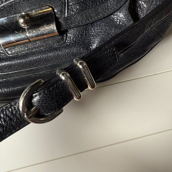 Coach Kristin Black Leather Satchel Excellent Condition - Picture 7 of 15